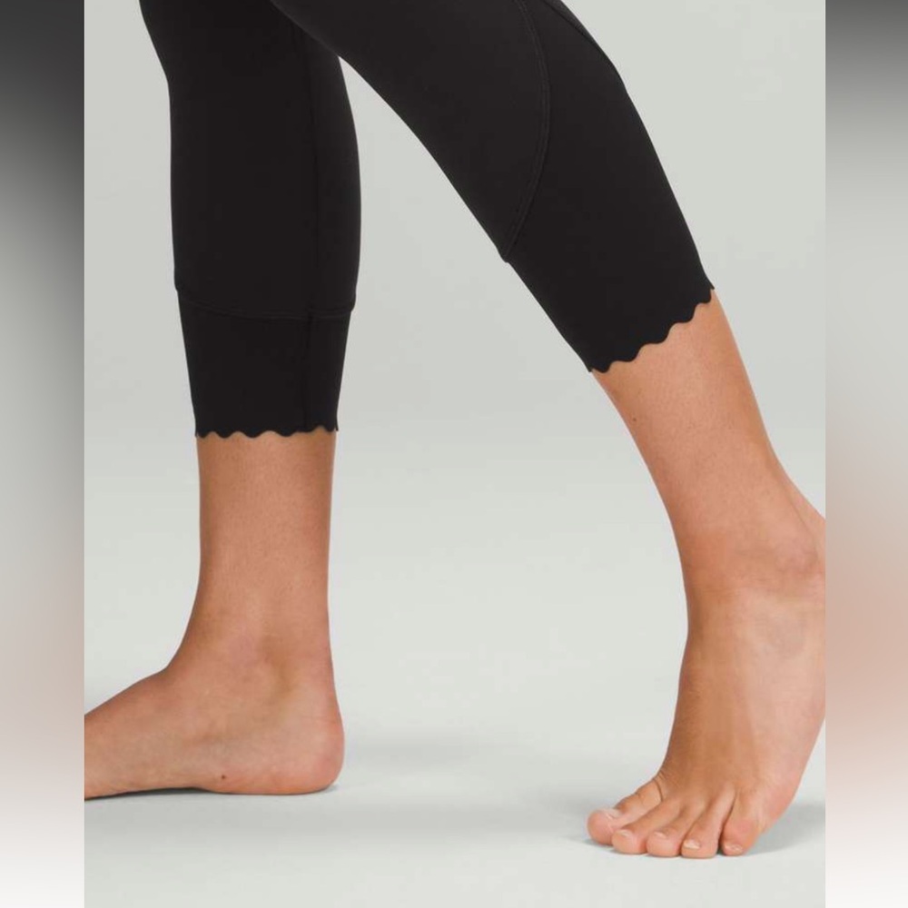 Lululemon Align Scalloped Hem High-Rise Crop 23"